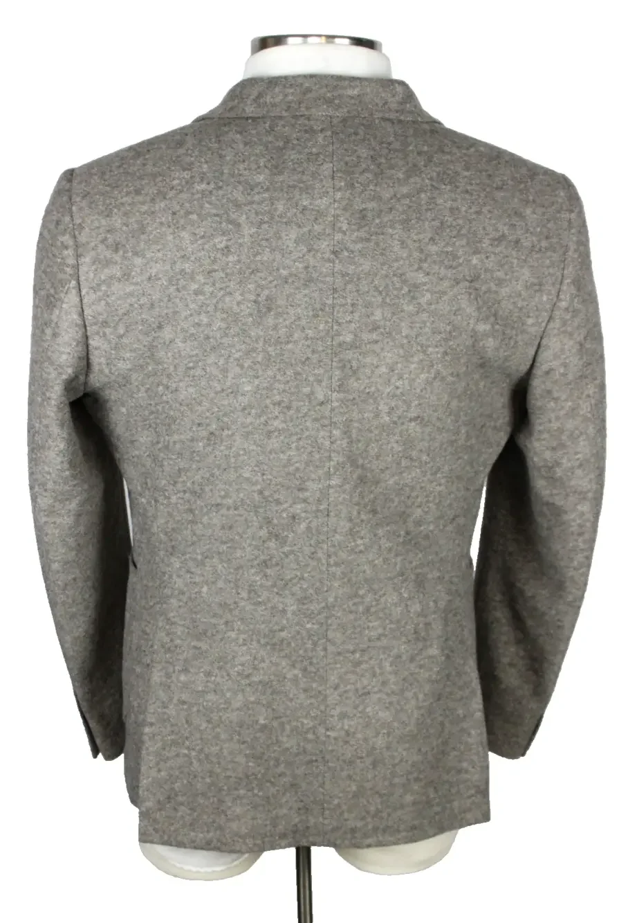 John Varvatos Varick Sport Coat Mens 42 R Wool Blend Slim Fit Taupe Grey Flannel